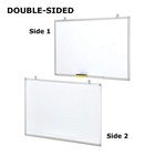 Double-sided Magnetic Dry Erase Board  24 X 36 Inch   Ultra-slim   Lightweigh   