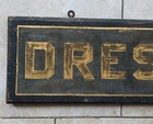 Rare C  1880 s-1920 s Smaltz Painted Dressmaking Wooden Tailoring Clothing Sign