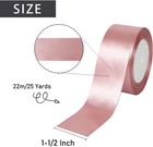 Pink Satin Ribbon For Gift Wrapping  Hair Bows  Wedding  Crafts  25 Yards