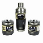 Yeti Black Stone Cocktail Shaker With 2 Lowball Tumblers Set Retired Rare   Nwts