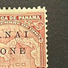 Travelstamps  Us Canal Zone Stamps - Error -    i    Instead Of    l      Broken    e   