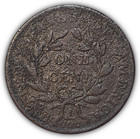 1802 1 Over 000 1 000 Draped Bust Large Cent Very Fine Vf Coin  Corrosion  22245