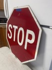 Stop Sign 24  Authentic Retired Street Traffic Road Sign Lot  3-28
