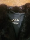 Lowenthals Vintage Long Fur Coat Fine Ranch Mink Black Zephfur