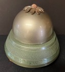 Vintage  50s - Metal - Wind-up Musical - Vanity - Trinket   Powder Box