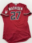2020 Arizona Diamondbacks Nike Mathisen  27 Game Worn Used Red Baseball Jersey