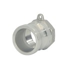 1  1 In Camlock Type A Male To Npt Female Threaded Adapter Stainless Steel 304