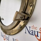20  Large Porthole Mirror  Antique Brass Finish  Nautical Wall Decor  Port Hole