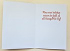 Merry Christmas Greeting Card    Envelope 6 75  4 5  