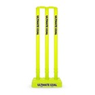 Ug Sports Strong Plastic Cricket Stumps Set With Base   Bails   Durable  Portabl