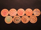  9  Staten Island  New York Wooden Nickel Tokens - The List Family Wooden Coins