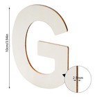 52 Pieces Wooden Alphabet Letters Wood Letter Sign 4 Inch For Crafts Diy Pain   