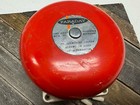 Set Of  2  Vintage Faraday Red Alarm Bells 