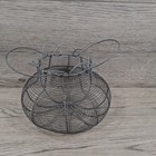 Vintage French Country Primitive Iron Wire Egg Basket Rustic Farmhouse Decor