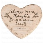 Personalized Forever In Our Heart Memorial Stepping Stone Garden Grave Marker 