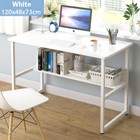 120cm Pc Computer Desk Laptop Corner Gaming Table Study Work Home Office 