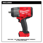 Milwaukee 2967-20 M18 Fuel 1 2  High Torque Impact Wrench W  Friction Ring