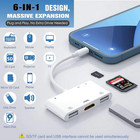 Lightning Hub Ipad Adapter  6-in-1 Lightning To Hdmi Digital Av Converter  Tf  