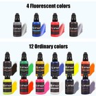 Airbrush Paint - 16 Colors Airbrush Paint Set 1fl Oz  Opaque   Brilliant Colo   