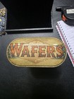 Vintage Daher Ginger Wafer Tin Filled W vintage Buttons England Oval Tin