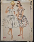 Vtg Mccall s Pattern 5370   1960   subteen Dress Pc  Size 12s   Bust 31