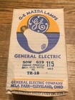 6 ge mazda 50w bulb Lamp 50 Watt vintage 1935 New Old Stock