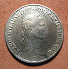 Hungary- 1834b- Silver 20 Kreuzers-francis I-austria-kremnika Mint-km 515 Hkek
