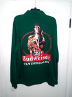 Budweiser 76 Clydesdales Green Quarter Zip Sweatshirt Mens  Sz Xl Breweriana New