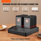 Restaurant Wireless Pager System 10 Beepers Guest Queuing Calling Touch Control