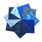 It s All Blue 90-pc Precut Charm Pack 5  Squares 100  Cotton Fabric Quilt Blues