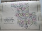 One  1  1898-1899 Antique Map Stuart s Maine Atlas  Somerset Cty   Oldtown  Plus