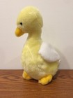 Rare Vintage Eden Toys Yellow Plush Duck W  Rattle 11    Stuffed Animal
