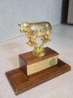 Vintage 1964 Morris County Fair 4-h Champion Shorthorn Steer Trophy  Kansas