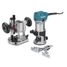 Makita Rt0701cx7 1-1 4 Hp Router Kit With Plunge Base Plus 18 Router Bits