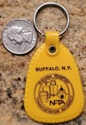 Vintage Buffalo Ny Nfta Metro Bus Key Chain Niagara Frontier 1985 Rare Vhtf