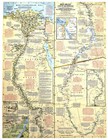     1965-5 May Vintage The Nile Valley Egypt National Geographic Map School - A1
