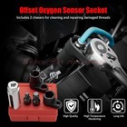 5pcs Oxygen O2 Sensor Socket Remover installer Thread Chaser Tool Set Kit 22mm