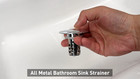 Universal Bathroom Sink Stopper Pop Up Drain Strainer Hair Catcher Filter Basket