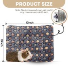 2 Pack Guinea Pig Bed - 10 X 13 Inch Guinea Pig Pee Pads Bedding - Washable A   