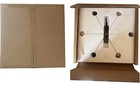 Mid Century Modern Silent Wall Clock - 16  Vintage Wood Quartz Decor