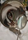 Vintage Medical Optical Candle Holder W  Magnifying Glass   Parabolic Reflector