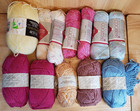 Bernat Gossamer Reynolds Saucy Rosetta Mixed Lot 12  Yarn Multicolor