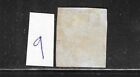 Barbados Scott  9 1859 Britannia 1sh- black   Imperf  -used