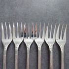Christofle Marly 6pcs Silverplate Flatware Cake Fork Excellent