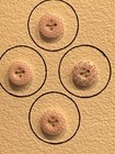 Collection Of 42 Different Antique China Calico  Buttons   Patterns Identified