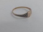 Antique Victorian 10k Yellow Gold Baby Child Ring Size 3