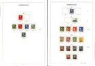 Norway Stamp Collection On 4 Hingless Album Pages  1914-1929  he 