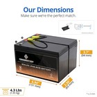 Rbc5 For Apc Ups Computer Power Backup System Complete Replacement Battery Kit