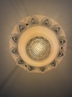 Antique Vintage Art Deco Ceiling Chandelier Light Fixture Porcelain Porcelier