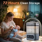 4-in-1 Baby Electric Bottle Steamer And Dryer led Touch Screen  Auto Shut-off